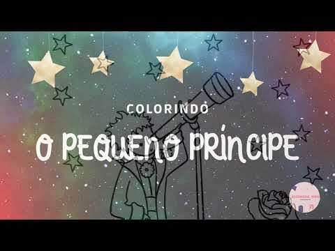 COLORIR O PEQUENO PRÍNCIPE