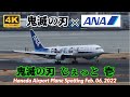 【4K】鬼滅の刃じぇっと 壱 羽田空港に全集中の着陸【鬼滅の刃 x ANA コラボレーション】