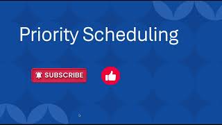 شرح لخوارزمية الاولويه ، Priority Scheduling ​، حساب وقت الانتظار والاكتمال