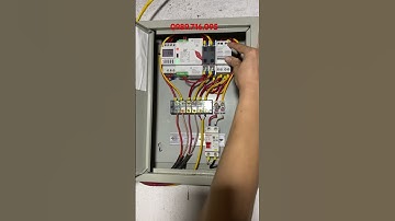Cách lắp Tủ ATS đảo nguồn tự động 2 công tơ điện 15 ngày 1 lần có thêm át đảo máy phát và át RCBO