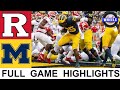 #19 Michigan vs Rutgers Highlights | College Football Week 4 | 2021 College Football Highlights