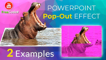 PowerPoint TUTORIAL ⭐ Pop-out image EFFECT - NEW 2020 ⭐