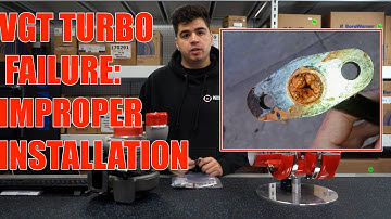 VGT turbocharger Failures: Improper Installation