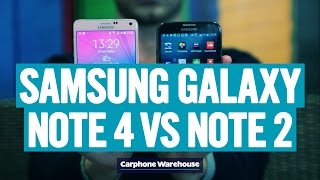 Samsung Galaxy Note 4 vs Samsung Galaxy Note 2 comparison review
