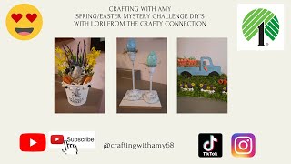 Easter or Spring Mystery Box Challenge DIY'S with Lori from The Crafty Connection.
