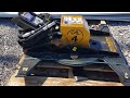 Mini excavator brush cutter has arrived! Bobcat e42 R2 series equipment vlog