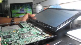 tutorial de reparación reflou de laptop HP PAVILION TX2032LA NOTEBOOK 1/3 - JDD ELECTRONIC