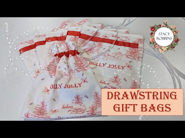 Gift It With Moda Drawstring Bag Tutorial