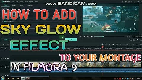How To Add Sky Glow Effect To Your Montages In Filmora 9 || Just In 1 Min || Nikki GamerX