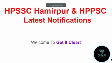 HPSSC & HPPSC | Latest Notifications | Exam. Centre Changed List & Screening Test Schedule Released.