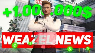 СКОЛЬКО ЗАРАБАТЫВАЮТ в WEAZEL NEWS НА MAJESTIC RP. РАЗБОР ЗАРАБОТКА ВИЗЛ НЬЮС GTA 5 RP