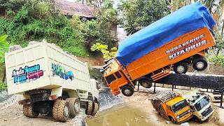 INSIDEN MISTERI Dump Truk Hino 500 Truk Fuso 220Ps LAKA TERPARAH Truk OLENG Laka Lintas Rc Handmade