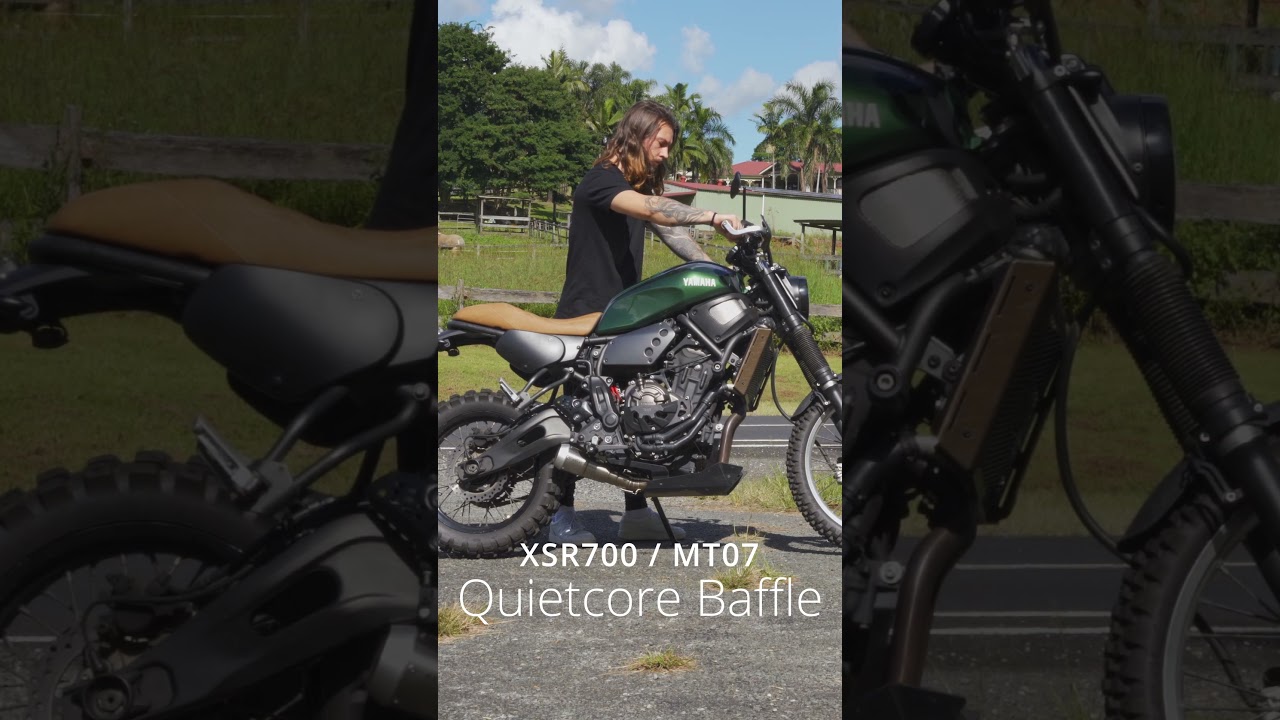 Kelpi XSR700 / MT07 Full Exhaust Soundcheck #xsr700 #mt07