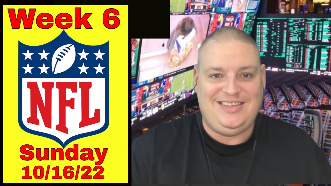 Sunday Free NFL Week 6 Betting Picks & Predictions - 10/16/22 l Picks & Parlays