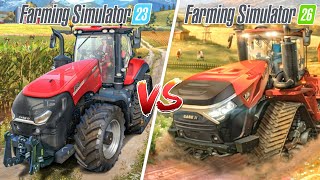 Fs23 vs Fs26 | Graphics Comparison Gameplay | Timelapse