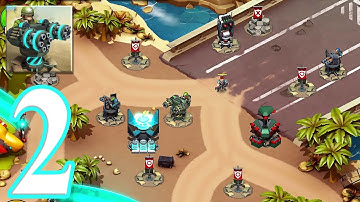 Alien Creeps TD: Strategy Game - Gameplay Walkthrough Episode 2 (iOS, Android)