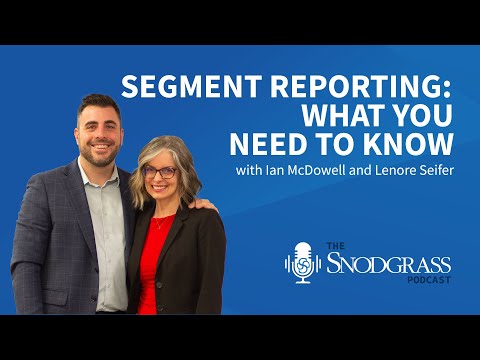 Segment Reporting: What