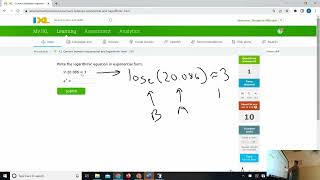IXL F.2 Convert Between exponential and logarithmic forms