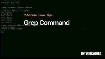 How to use the grep command