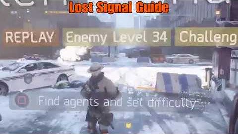 The division lost signal guide- stolen signal guide
