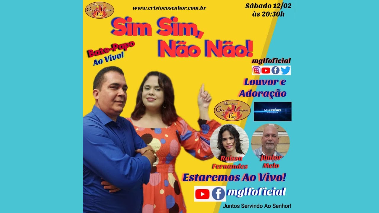 Sim Sim, Não Não! Bate Papo ao Vivo Com Raimundo e Fernanda Fernandes ...