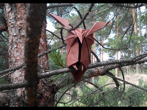 Мудрая сова оригами