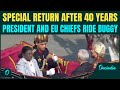 Republic Day Video: President Murmu, EU Chiefs Ride Traditional Buggy After 4 Decades | WATCH VIDEO