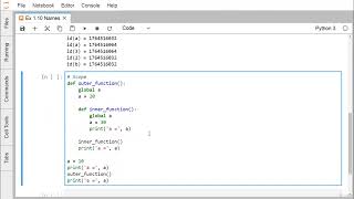 Learn Python From Beginner To Advanced Level : 15  Tutorial 15 Python Namespace and scope Information