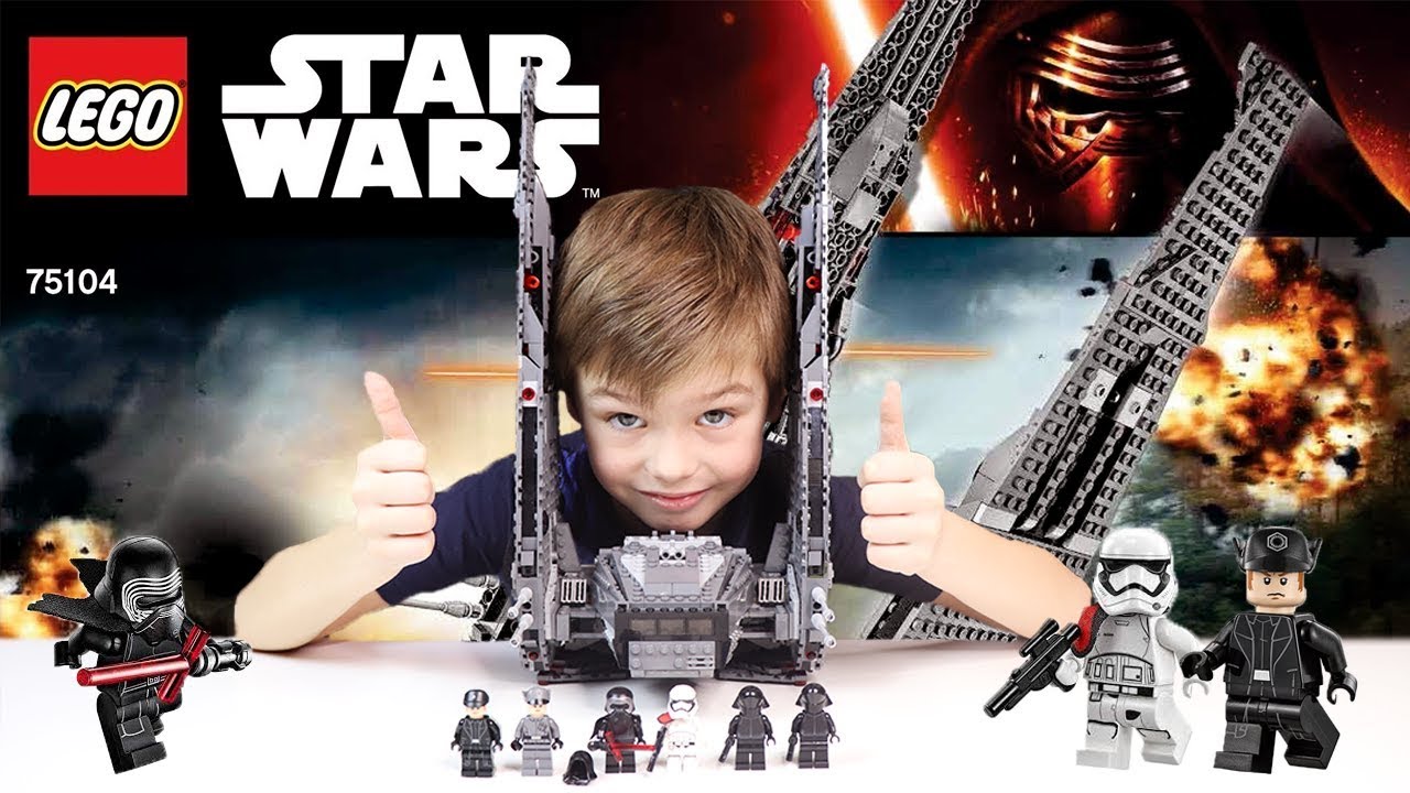 СБОРКА и ОБЗОР LEGO Star Wars Командный Шаттл Кайло Рена 75104