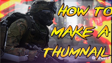 🔥How To Make an Epic Thumbnail For YouTube With Photoshop CS6/CC In 20167 ⚡*Very Easy To Do*⚡