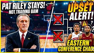 NBA PLAYOFF CHAOS: Riley Refuses to Trade Bam + Two Massive Upsets Brewing/Pistons/Cavs elimination