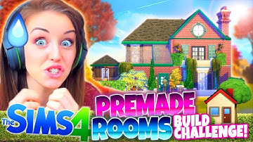 🏡PRE-MADE ROOMS ONLY!!🏡 -  The Sims 4 BUILD Challenge!