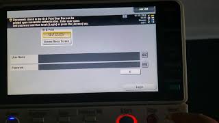 Konica Minolta User Authentication reports and clearing meters