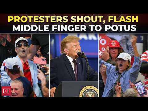 'They’re sick, weak people': Trump rips into hecklers after repeated interruptions at his Ohio rally