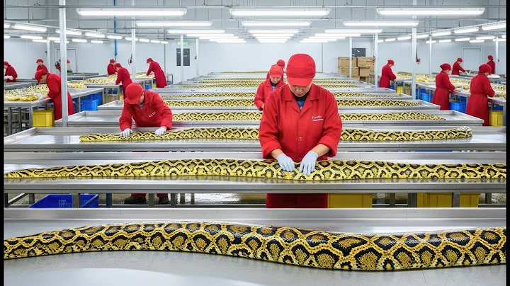 Inside the PYTHON SKIN Factory: How GIANT Snakes Become $20,000 Handbags | BILLION DOLLAR INDUSTRY