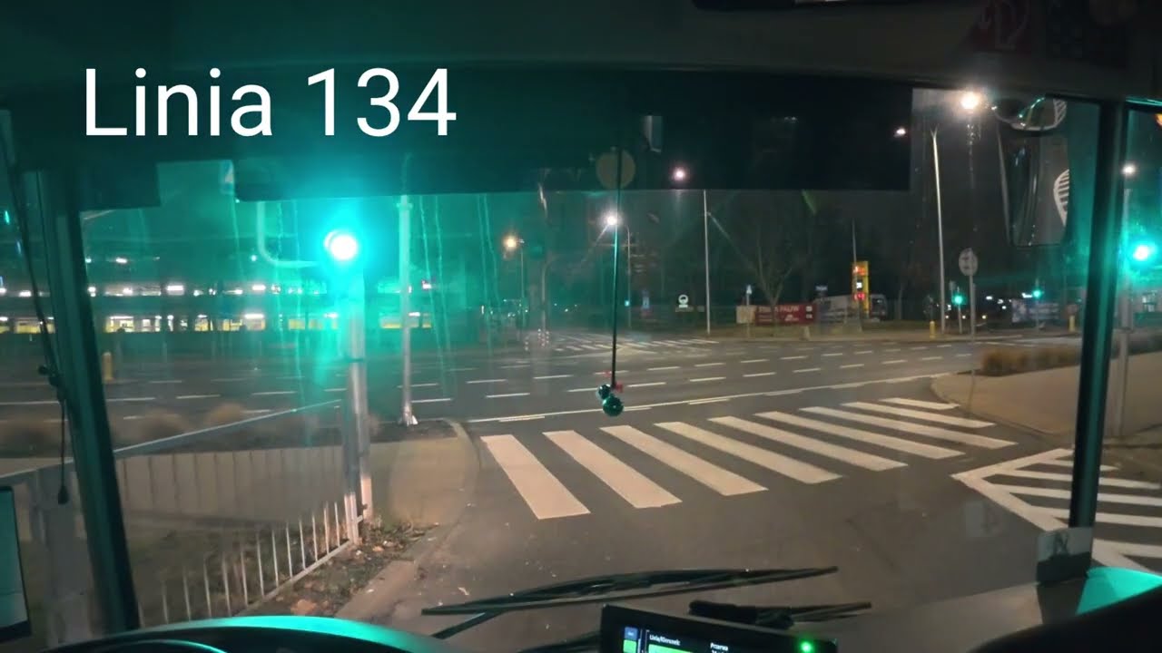 Warszawa - Linia 134 -Autobusem ZTM - Metro Marymont - Olesin