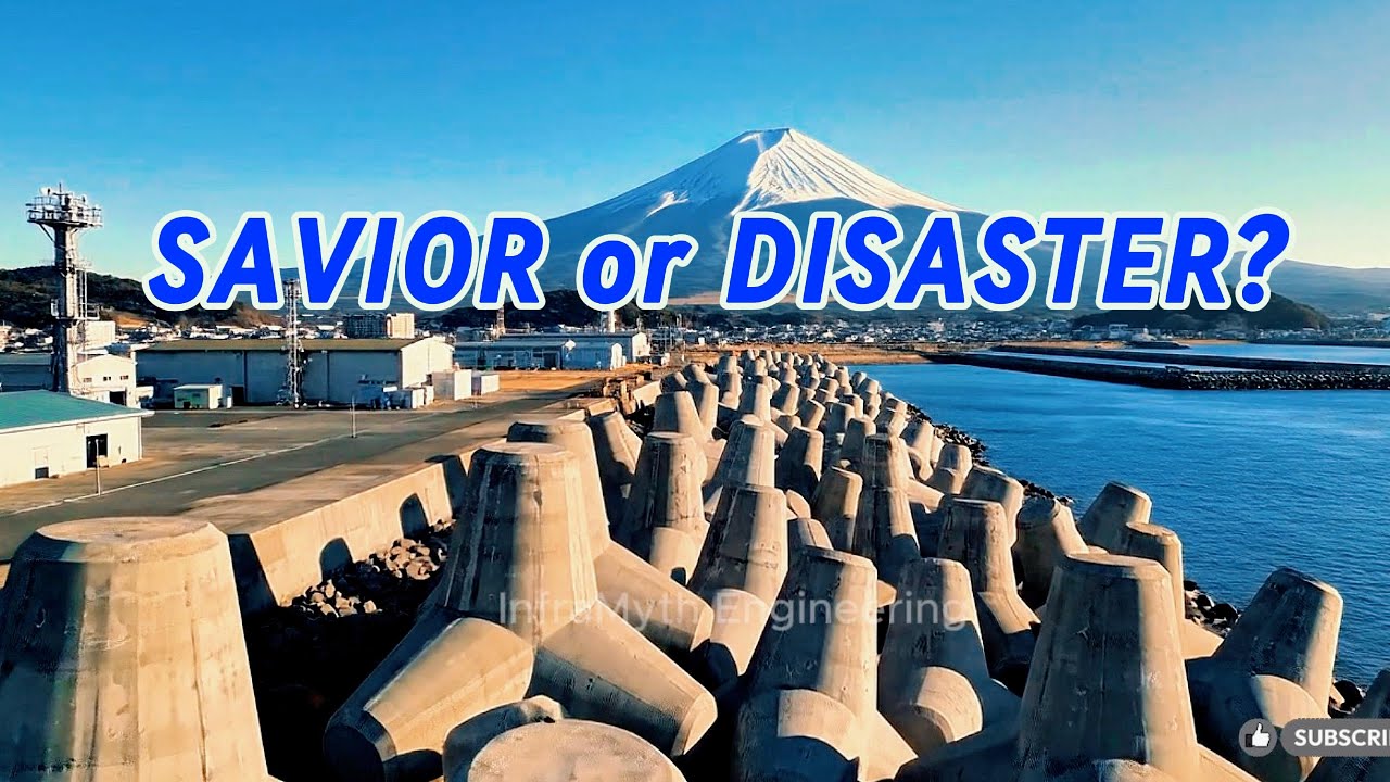 Why Japan Poured Concrete on 50% of Its Coastline (Japanese tetrapods)