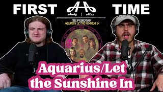 Aquarius/Let the Sunshine In - The 5th Dimension | Andy & Alex FIRST TIME REACTION!