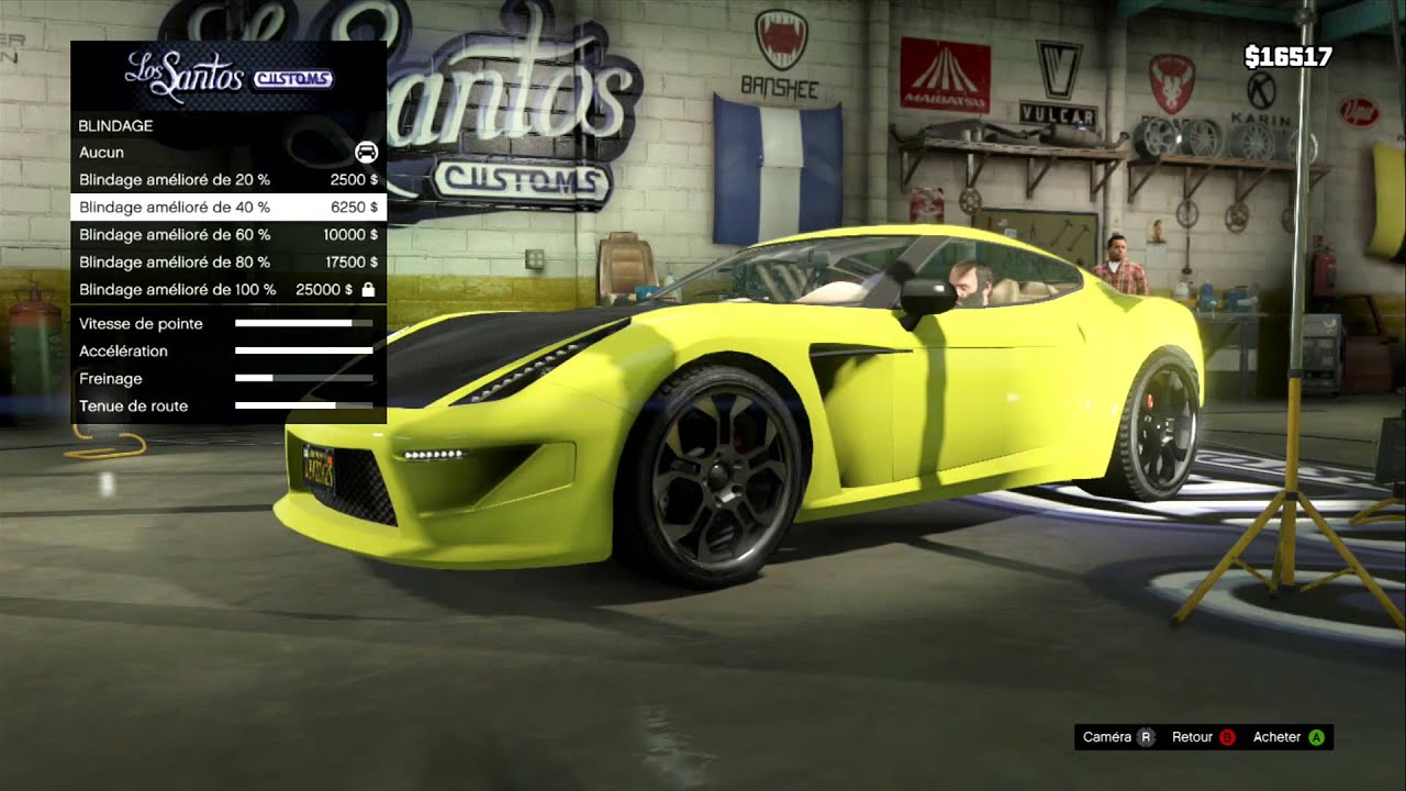 GTA 5 : trois voitures de luxe en images 