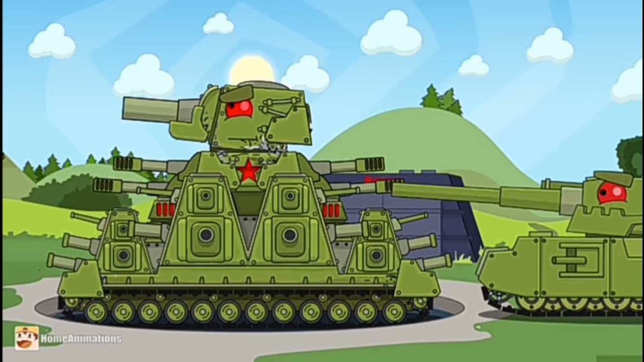 Картинки танков из мультика homeanimations