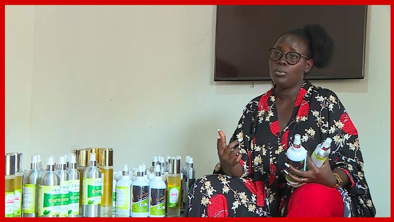 #TINYUKA: Nguyu Chantal Uwizeyimana washinze uruganda rukora amavuta atandukanye