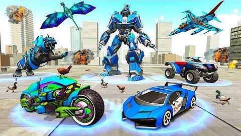 Police Tiger Robot Car Game 3D Game For Gameplay - Android/ios.