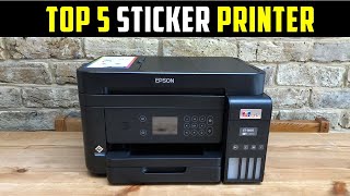 ✅Best sticker printer 2025 | Top 5  sticker printer Reviews | which cricut is best for stickers?