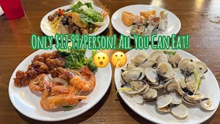 ALL YOU CAN EAT SEAFOOD & SUSHI BUFFET @ THIS FAMOUS CHINESE BUFFET IN SPARKS NEVADA!