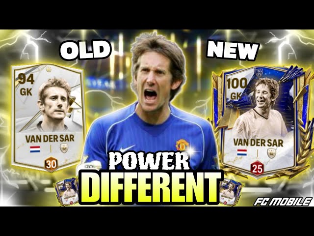 2 VAN DER SAR'S Power Different Test 👀 | REVIEW 🔥 | Fc mobile - YouTube