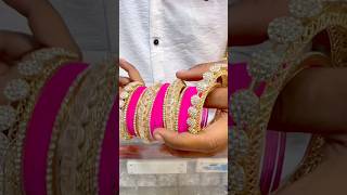 Rani Bangels set bridal 💫💫#bangles #youtubeshorts @Shiv-co #bridalbangles