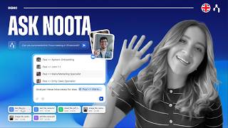 Discover Ask Noota ! The ChatGPT for your meetings, documents, and workflows!
