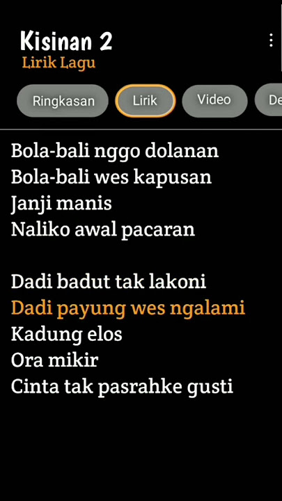 bola bali nggo dolanan (kisinan 2) #liriklagu #story #storywa #musikstudio