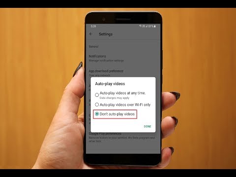 How to Disable Auto Play Videos in Android Phone Play Store (No App)