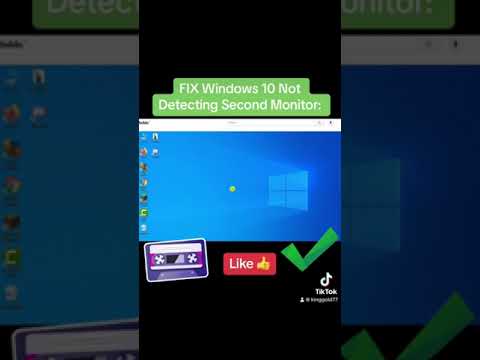 How to FIX Windows 10 Not Detecting Second Monitor in 60 seconds